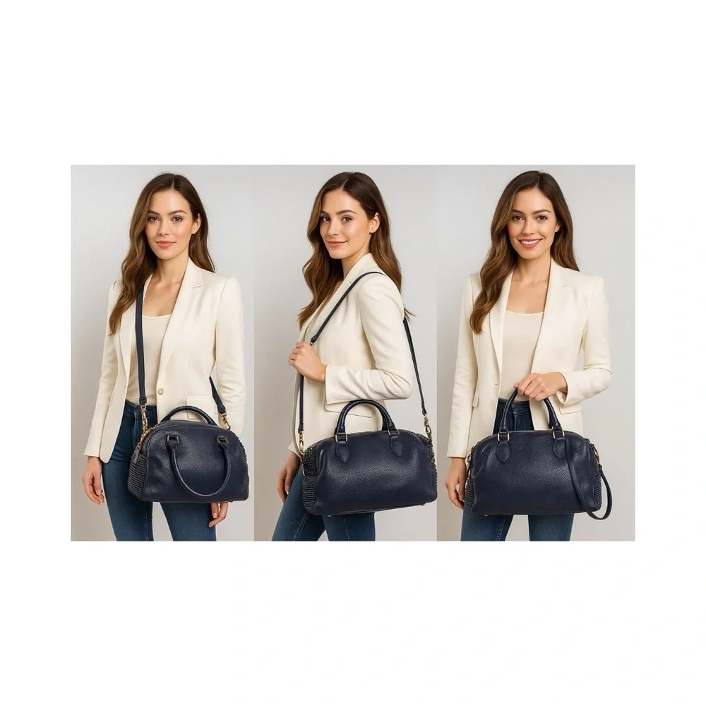 Christian Louboutin Panettone Crossbody Shoulder Bag – Blue